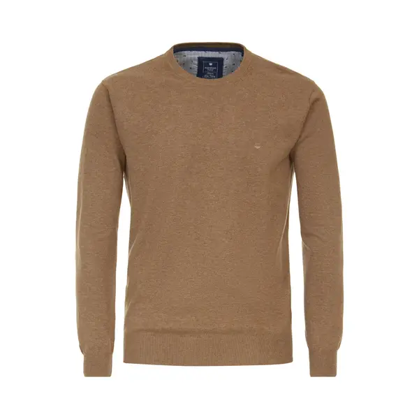 Redmond - Herren Pullover Mit Rundhals-Ausschnitt (500), Größe, Xl, Farbe, Camel (303) thumbnail