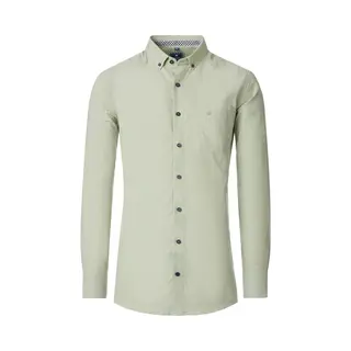 Redmond Freizeithemd Uni Comfort Fit Grün 5XL