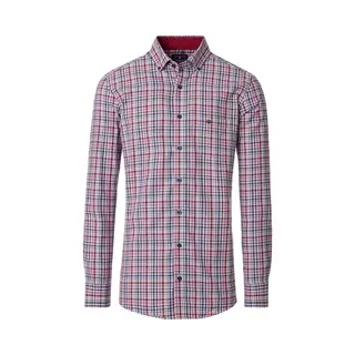 Redmond Overhemd Rood, Ruit