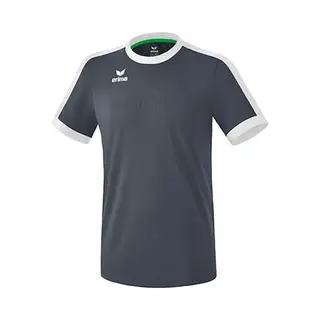 Erima Retro Star Shirt Korte Mouw Heren - Slate Grey / Wit | Maat, Xl