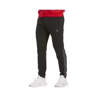 Erima Essential Team Sweatbroek Heren - Zwart / Slate Grey | Maat, L