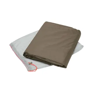 Vaude Fp Drive Wing Fußabdruck Stoff, Polyester, Polyurethan Braun 1 Stück(e)