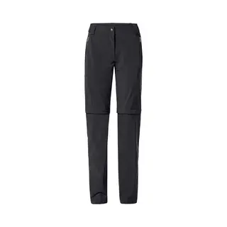 Vaude Wanderhose Damen Zip-Off Farley Stretch Iii, Wasserdichte Outdoorhose Stretch, Atmungsaktive Trekkinghose Mit Gummizug, Komfortabel, Winddicht &