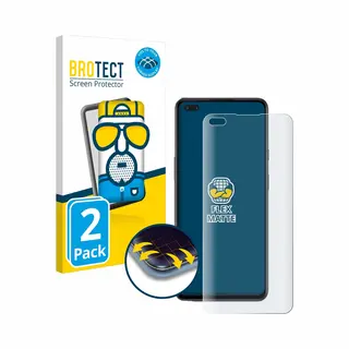 Brotect - Screenprotector Voor OnePlus Nord - Folie Beschermfolie Matte Volledig Dekking (2 Stuks)