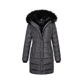 Navahoo Wintermantel Antraciet