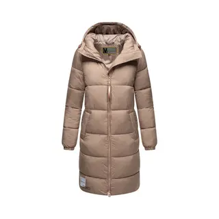 Marikoo Wintermantel Donkerbeige