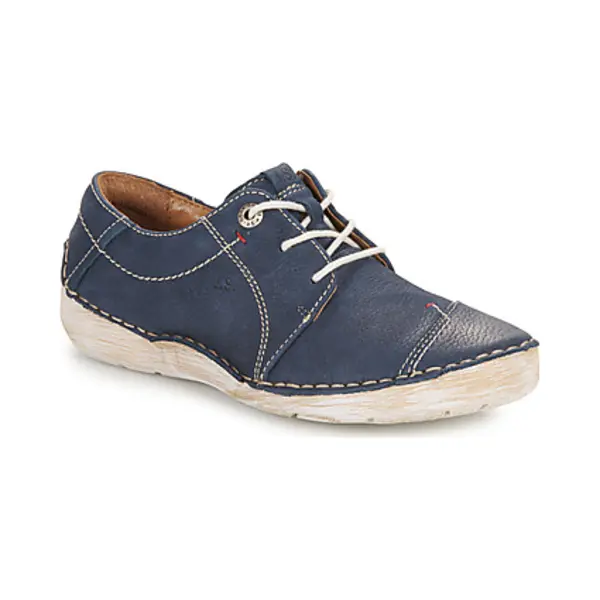 Josef Seibel Damen Sneaker Fergey 20, Weite G (Normal), Wechselfußbett, straßenschuhe, Strassenschuhe, Schnuerung, Ocean-Kombi, 36 Eu thumbnail