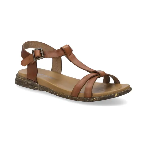 Josef Seibel Damen Sandaletten Fabricia 01, Frauen Sandalen, Weite G (Normal), Freizeitschuhe, offene Schuhe, Strandschuhe, Cognac, 36 Eu thumbnail