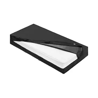 Navaris Single Mattress Protector - Black Mattress Bag For Storing, Transporting, Moving Mattress - Heavy Duty Mattress Protector - 80 X 200cm