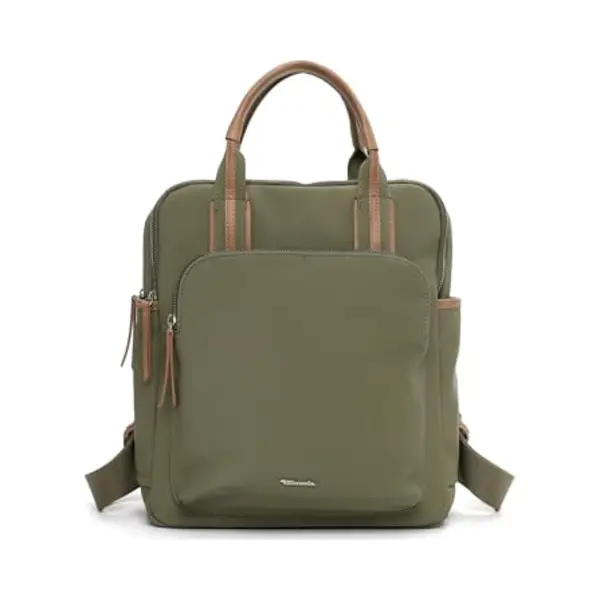 Tamaris Rucksack Tas Kirsten 34446 Damen Rucksäcke Zweifarbig Khaki 910 thumbnail
