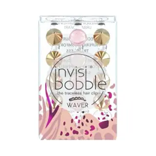 Invisibobble Waver Inch Wildlife Nightlife Inch Haarclip I 3 Roségouden Haarspelden Voor Meisjes En Vrouwen I Sterke Outfit Haaraccessoires I Limited