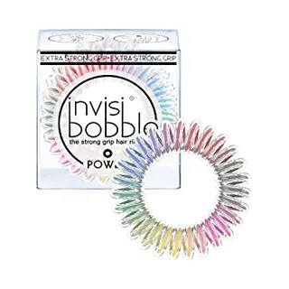 Invisibobble Power Magic Rainbow Elastisch Haar, Meerkleurig, 3 Stuks, Elastische Spiraal Voor Vrouwen En Mannen, Haarelastiekjes Zonder Strepen