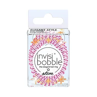 Invisibobble Slim Time To Shine La Vie En Rose Pack Of 3 Xmas 2022