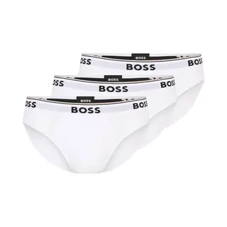 Boss Für Herren. 50475273 3er-Pack Weiße Logo-Slips (M), Heimtextilien, Baumwolle