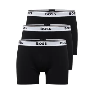 Boss Boxershorts 'Power' Lichtgrijs / Zwart / Wit