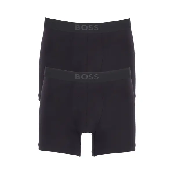 Boss Black Herren Trunks Schwarz Viskose/Modal Unifarben thumbnail