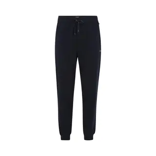 Boss Black Herren Sweatpants Blau Baumwolle & Mix Unifarben