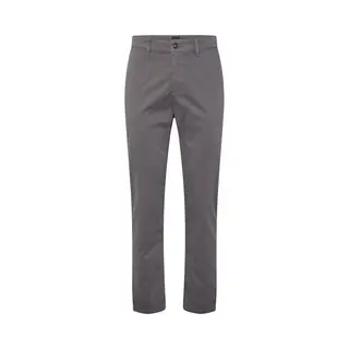 Boss For Man. 50510917 Grey Tapered Chino Trousers (36/32), Casual, Cotton