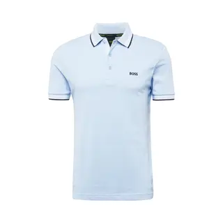 Boss For Man. 50469055 Paddy Blue Polo Shirt (L), Casual, Cotton, Short Sleeve