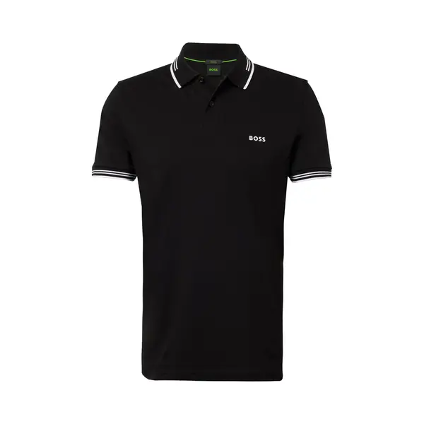 Boss For Man. 50506193 Polo Paul Black (S), Casual, Cotton, Short Sleeve thumbnail