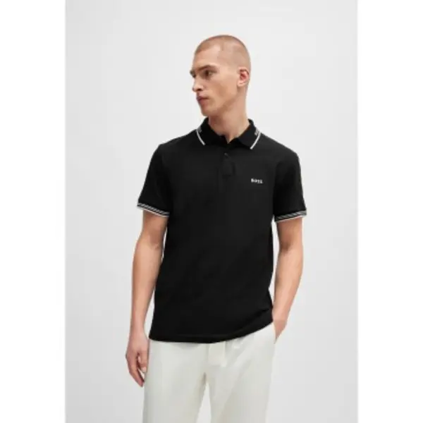 Boss Herren Paul Polo, Black1, Xl Eu thumbnail