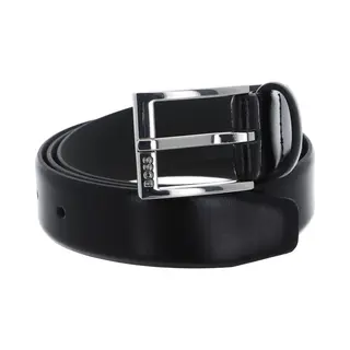 Boss Leren Riem Elloy-Pc Sz30 Belt W100 Black Zwart