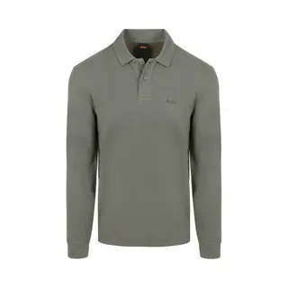 Boss Orange Herren Polo-Shirt Grau