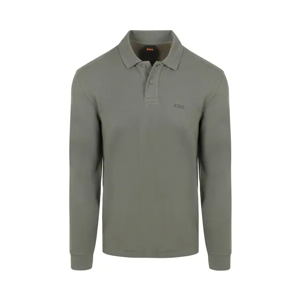 Boss Orange Herren Polo-Shirt Grau thumbnail