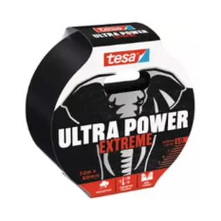 Tesa Ultra Power Extreme Suitable for indoor use Suitable for outdoor use 10 m Pet felt, Rubber Black