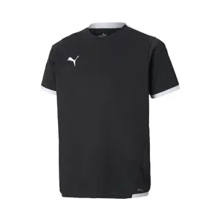Puma TeamLIGA Jersey Jr Unisex Sportshirt - Puma Black-Puma White
