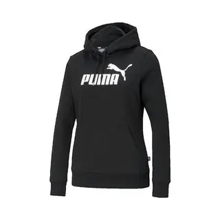 Puma Women's Logo Hoodie Fl Sweat, Puma Black, M Uk
