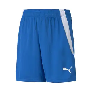 Puma TeamLIGA Shorts Jr Unisex Sportbroek - Electric Blue Lemonade-Puma White