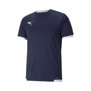 Puma, Vrouwen, Sportief Shirt, TeamLIGA Jersey Jr-704925 (164), Blauw, 164