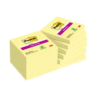 Post-It 7000048173 Klebezettel Quadratisch Gelb 90 Blätter Selbstklebend