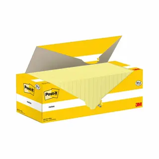 Post-It 654-Cy-VP24 Klebezettel Quadratisch Gelb 100 Blätter Selbstklebend