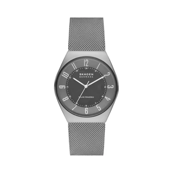 Skagen, Armbanduhr, Grenen Solar, Grau, (Analoguhr, 37 mm) thumbnail