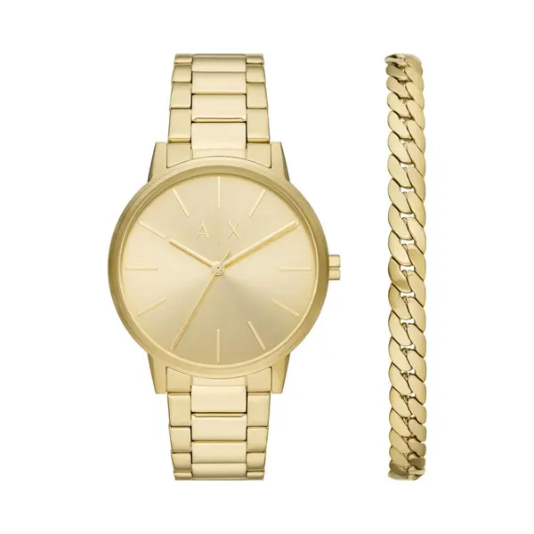 Armani Exchange, Horloge, Cayde, Goud, (Analoog Horloge, 42 mm) thumbnail