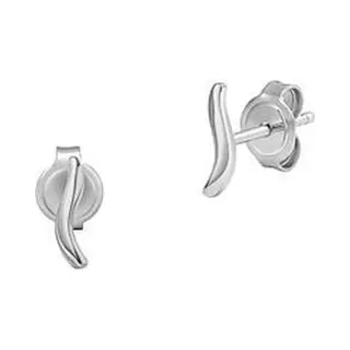 Skagen, Oorbellen, Kariana Golven Stud Oorbellen, (Roestvrij Staal)