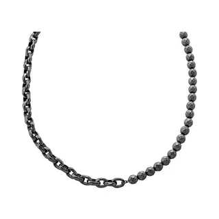 Armani Exchange Kette Ohne Anhänger Schmuck Geschenk Edelstahl, Mit Hämatit