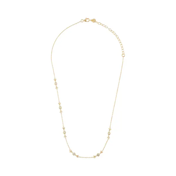Emporio Armani Women's Gold Tone Sterling Silver Lobster Clasp Closure Necklace thumbnail
