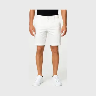 Smith & Solo Korte Broek Heren - Chino Shorts Heren - Katoen Wit S
