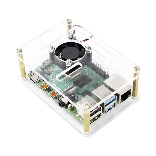 Renkforce Rf-4623964 Sbc Housing Active Cooling Transparent Univer... thumbnail