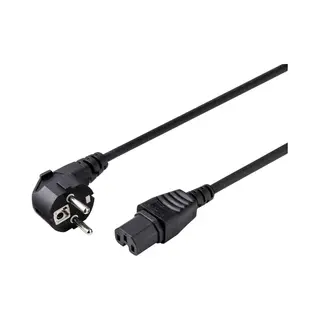 Conrad Sy-5043444 Stromkabel Schwarz 2 m CEE7/4 Iec C15