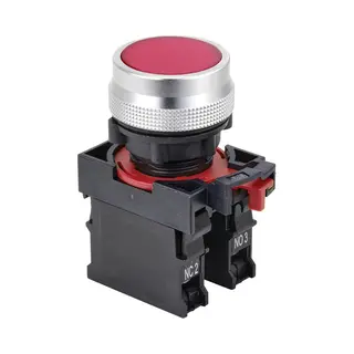 TruComponents 782572 Pushbutton , Panel Mount, Off/(On), No/Nc, Scr/te...