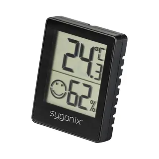 Thermo-/hygrometer Schwarz Sy-5268502 - Sygonix