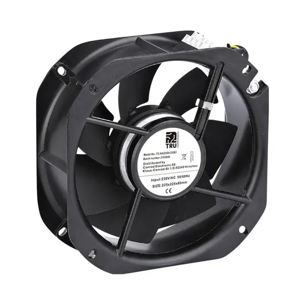 Tru Components Tc-NA22580-230B1 Axiaalventilator 230 V/Ac 1150 M³/h (l X B X H) 225 X 225 X 80 Mm thumbnail