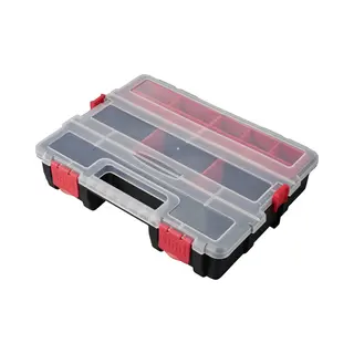 Toolcraft Assortment Box (L X W X H) 285 X 225 X 60 Mm Number Of Compartments, 21 Variable Dividers Contents 1 Piece