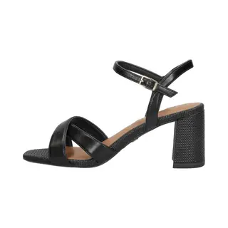 Tamaris Sandalen Met Hak Zwart Synthetisch - Dames - Maat 38