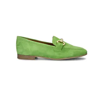 Tamaris Instappers Groen Suede - Dames - Maat 40