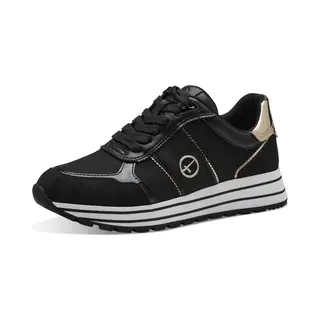 Tamaris Sneakers Laag Goud / Antraciet / Zwart